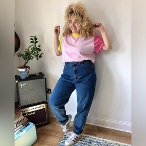 Lucy & Yak Dana High Rise Mom Jeans